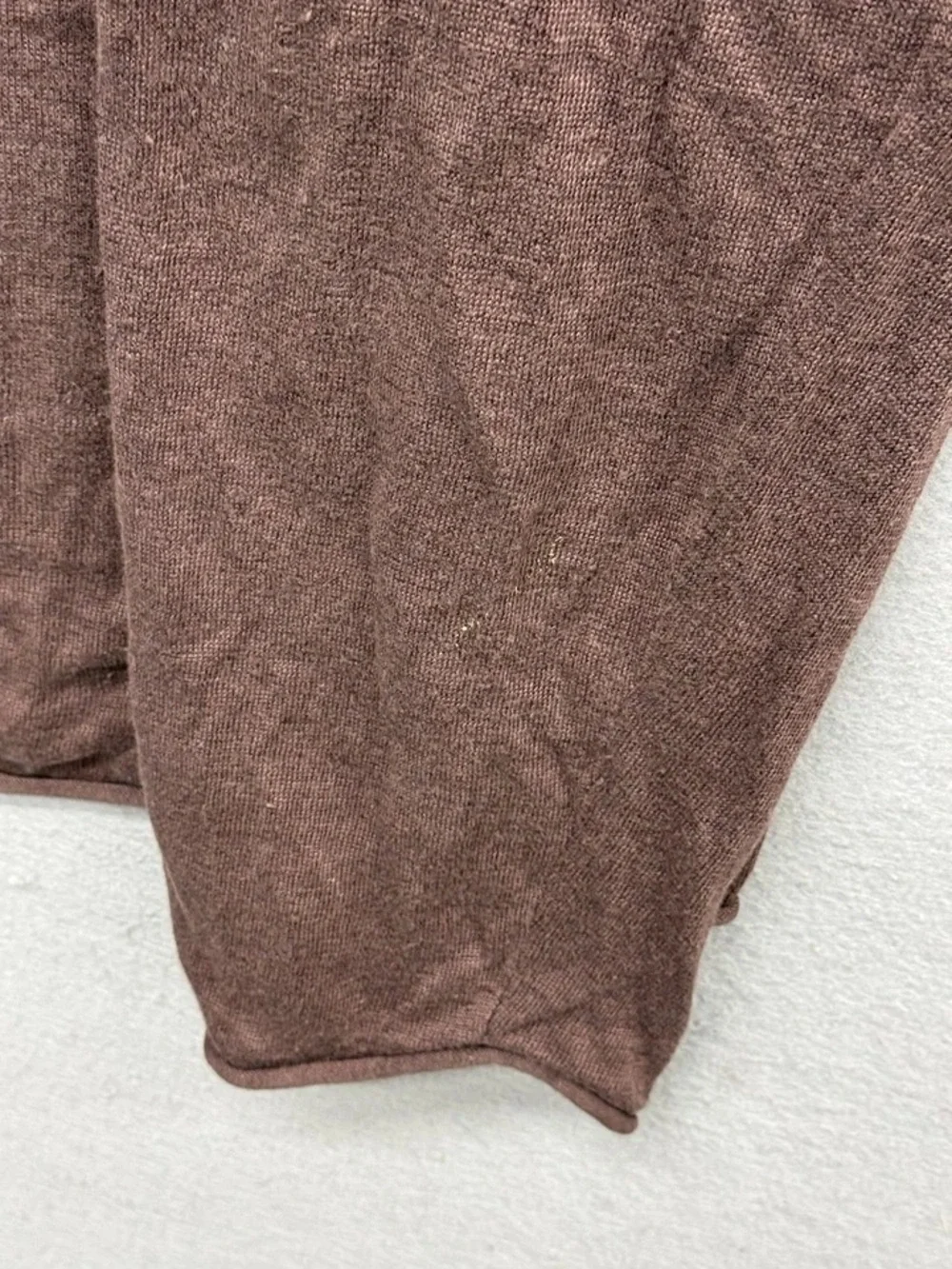 Buck Mason Brown Crewneck Long Sleeve Tee